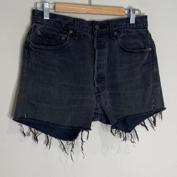 Levi's Pants - Levi's Vintage 501 Made In USA Cut Off Shorts *Washed Black*